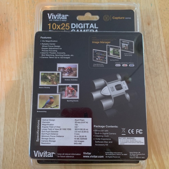 Vivitar Cameras, Photo & Video Vivitar X25 Digital Binocular Camera